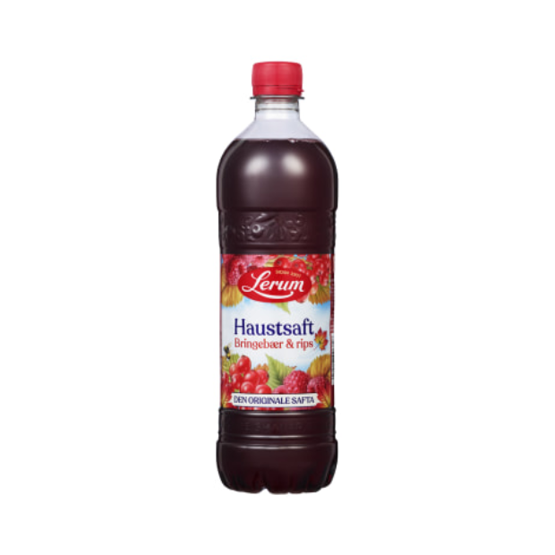 Lerum Originalsaft Redcurrant & Raspberry Syrup - Haustsaft Original 0,75l Lerum